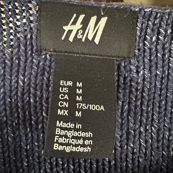 H&M 100% Cotton Mesh Knit Sweater - Picture 5 of 7